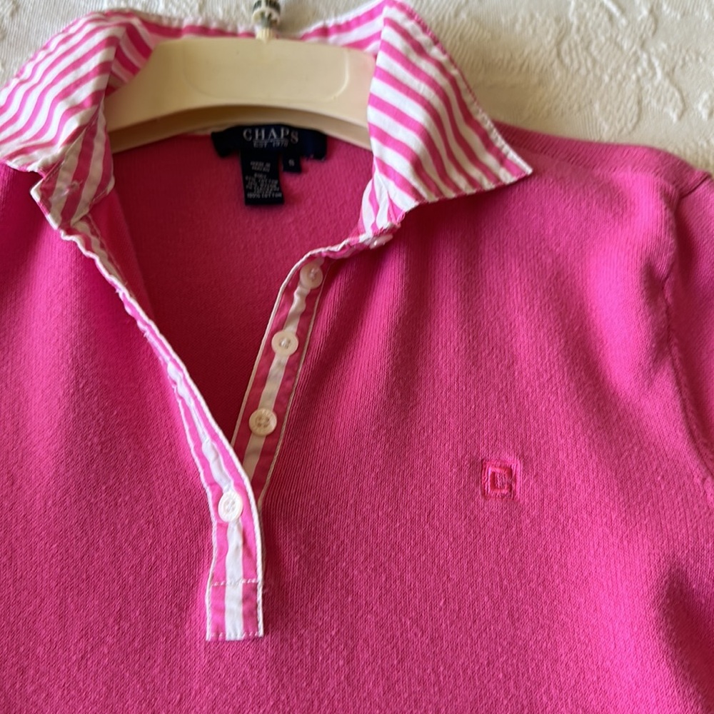 Chaps polo shirt size small